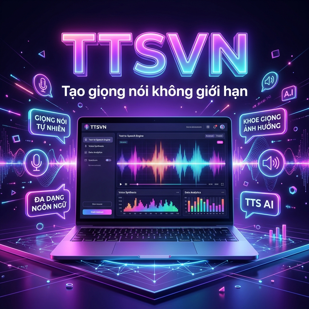 TTSVN - Tạo Giọng Nói AI Offline Banner